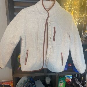 White and Brown jacket